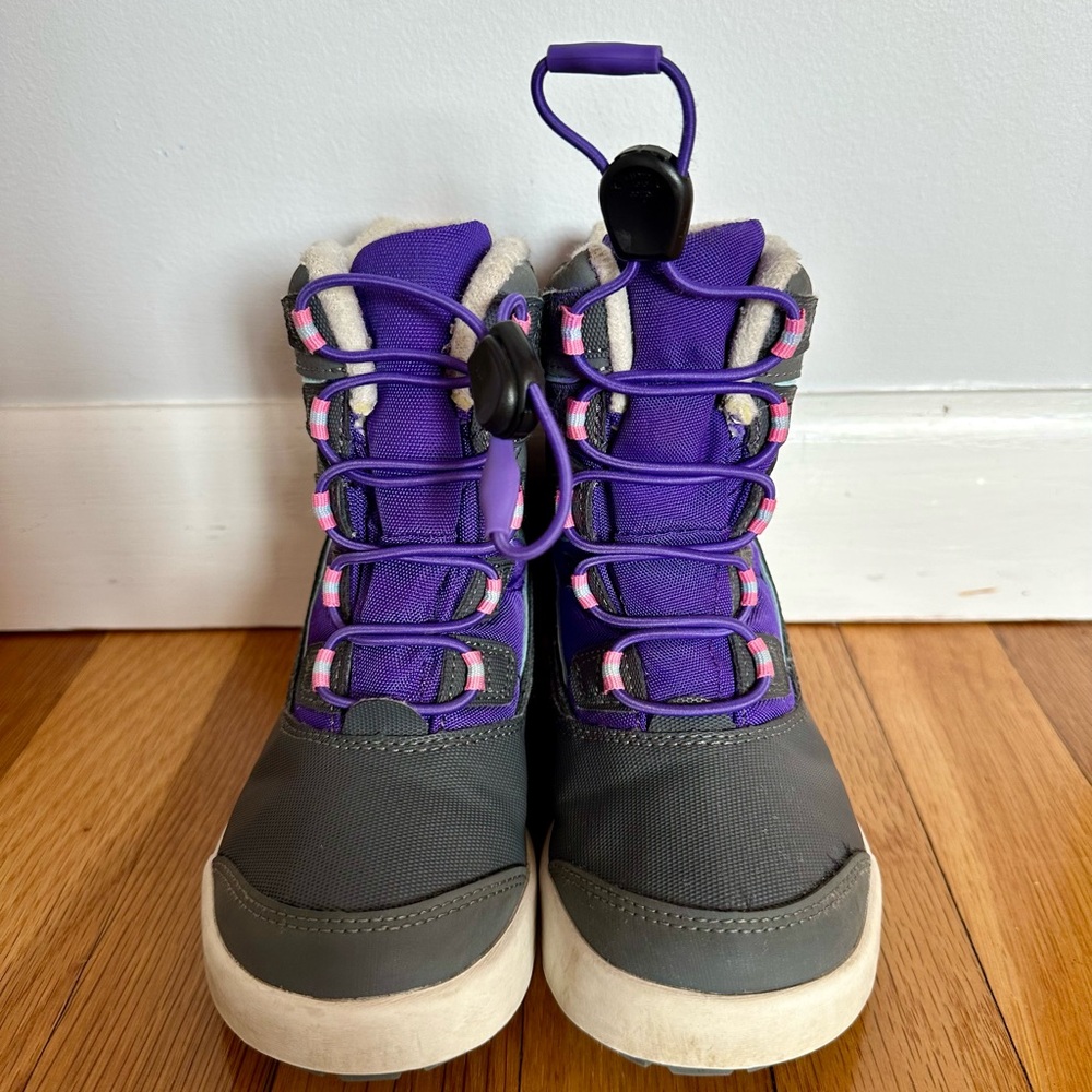 Merrell Kids' Purple and Gray Snow Boots